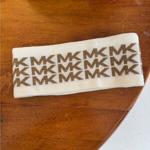 Michael Kors monogram winter headband OSFM NEW no tags